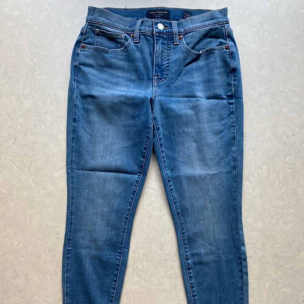 WOMENS LUCKY BRAND ANKLE CUT JEANS